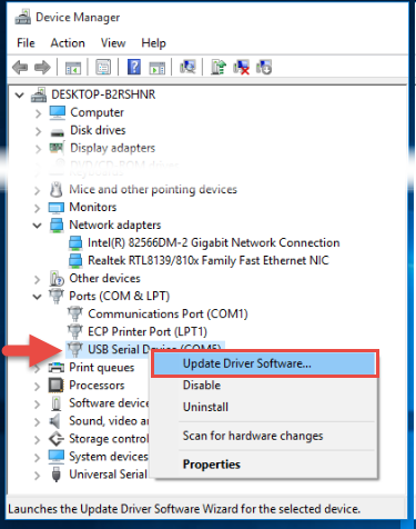 Windows USB Driver Issues