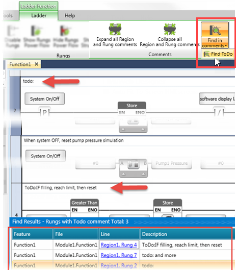 Ladder Editing Ladder Editor