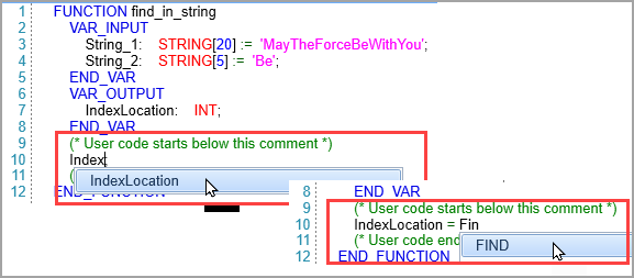 Structured Text Functions