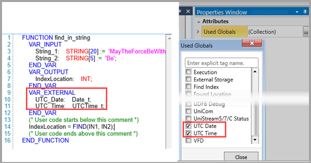 Structured Text Functions