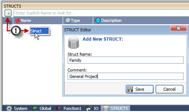 Creating a Struct 1