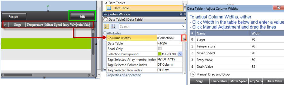 Data Table Widget
