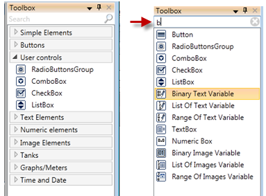 HMI Intellisense
