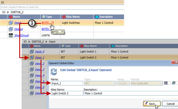 HWC I/O Struct Alias2