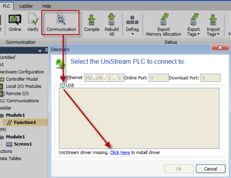 Select USB