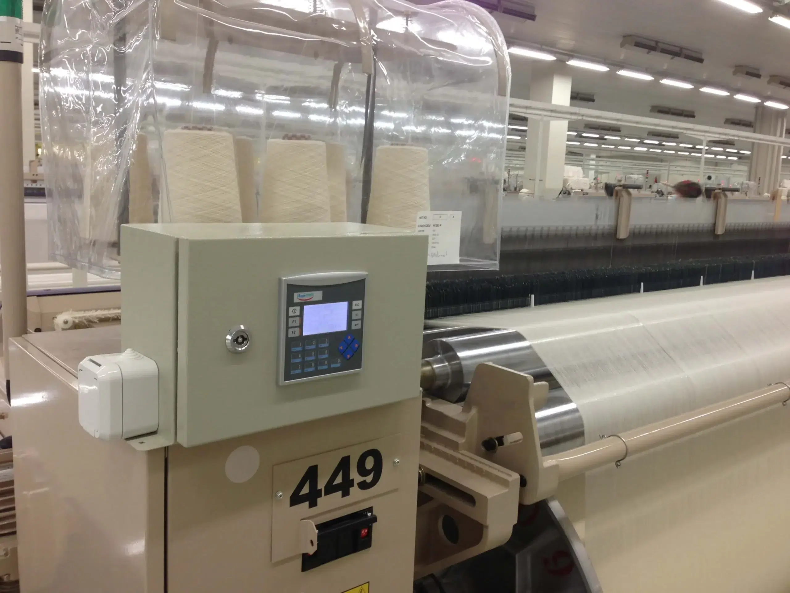 Vision130 programmable logic controller+HMI at Turkmenistan Textile plant